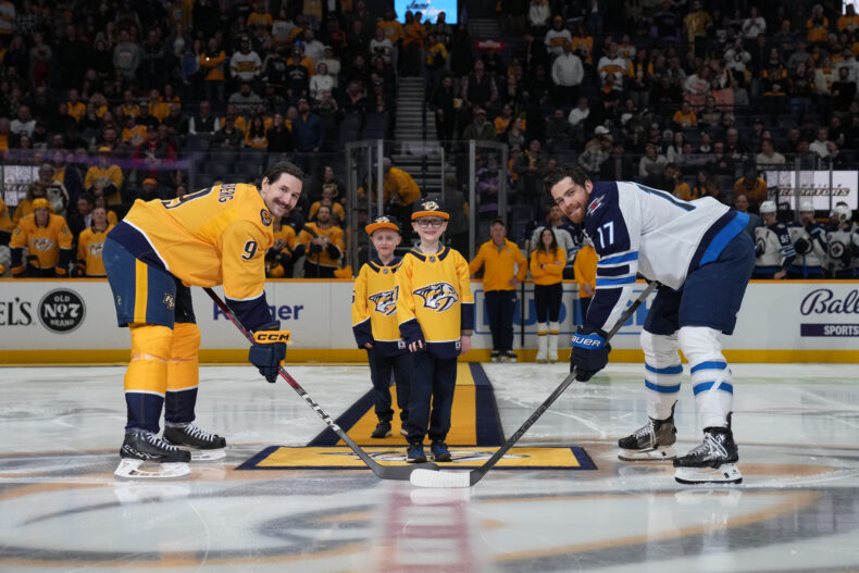 Nashville Predators host second Hockey Fights Cancer night of the season