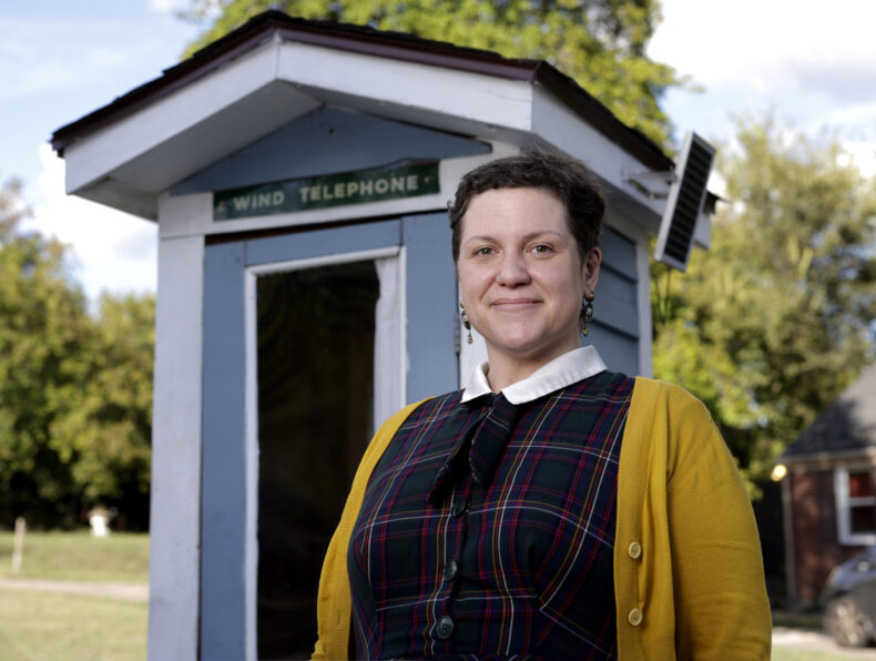Nurse’s wind phone project provides solace from grief 